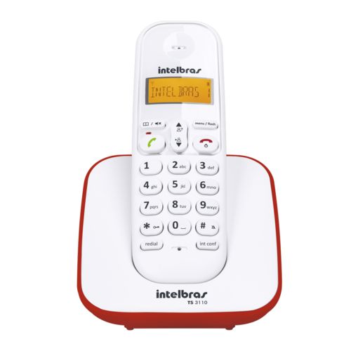 Telefone Sem Fio com Identificador Intelbras TS3110 Branco/Vermelho é bom? Vale a pena?