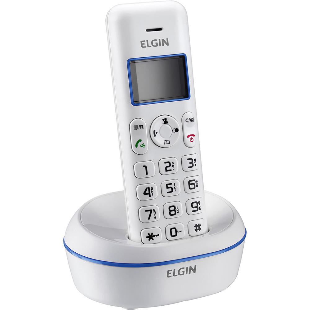 Telefone sem Fio Elgin Branco e Azul TSF-5001 com Indentificador de Chamadas é bom? Vale a pena?