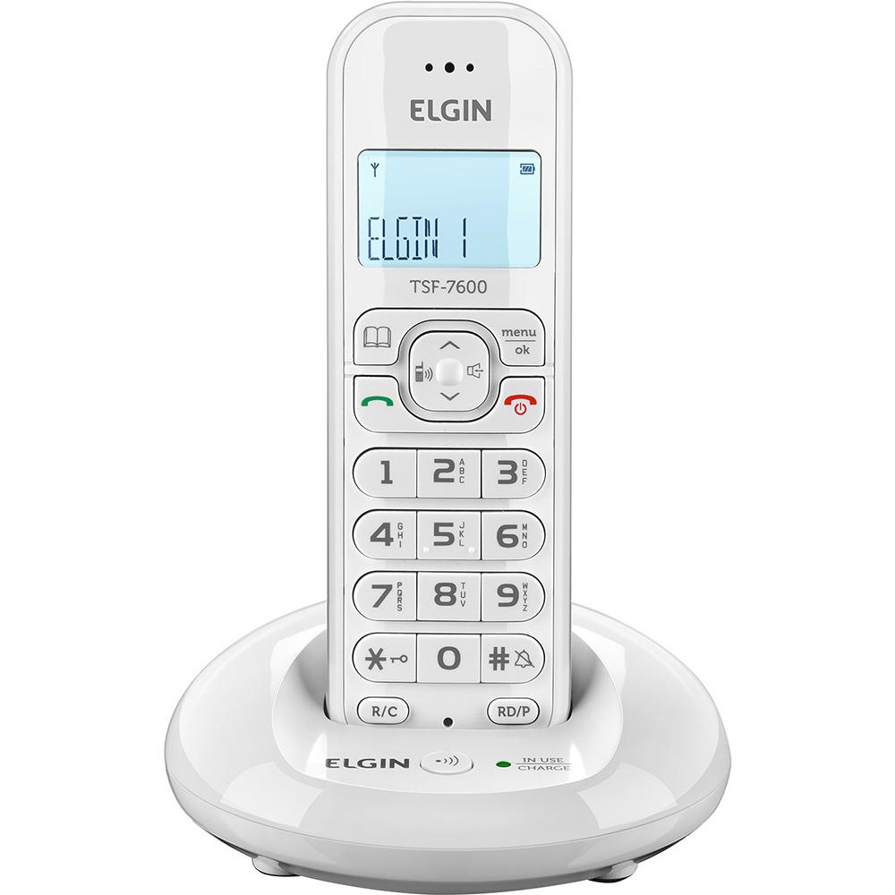 Telefone sem Fio Elgin TSF 7600 com Identificador de Chamada Branco é bom? Vale a pena?