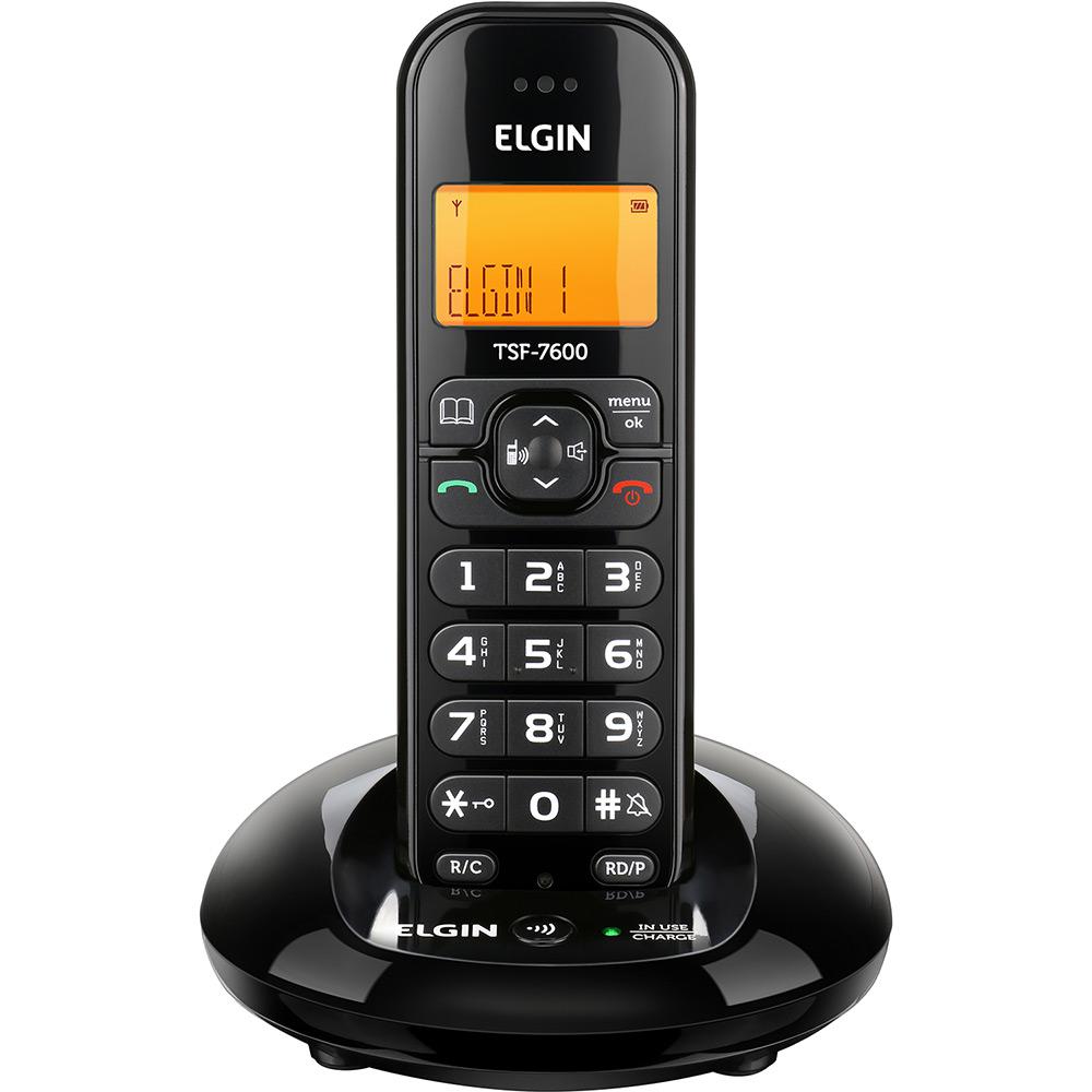 Telefone sem Fio Elgin TSF 7600 com Identificador de Chamada Preto é bom? Vale a pena?