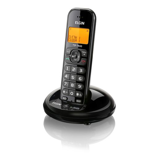 Telefone Sem Fio ELGIN TSF 7600 com Identificador de Chamadas e Viva-Voz Preto é bom? Vale a pena?