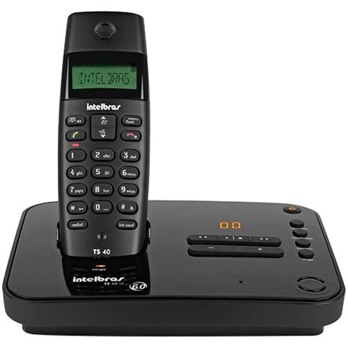 Telefone sem Fio Intelbras com Secretária Eletrônica Preto TS40Se é bom? Vale a pena?