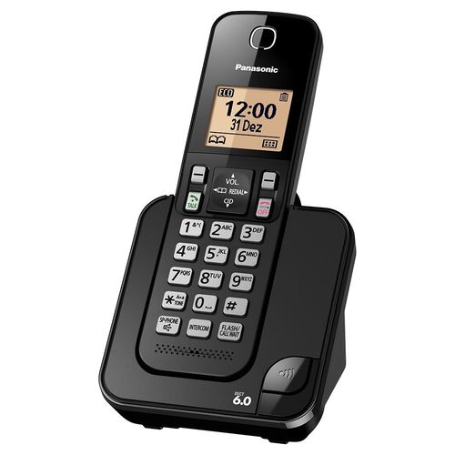 Telefone Sem Fio KX-TGC350LBB Identificador de Chamada + Viva Voz Preto - Panasonic é bom? Vale a pena?