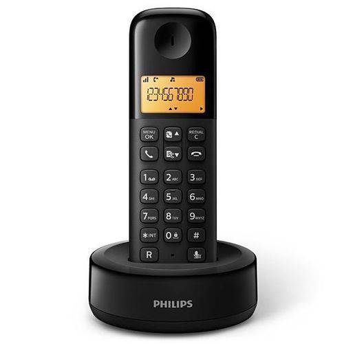 Telefone Sem Fio Philips D1301B com Identificador de Chamadas - Preto é bom? Vale a pena?