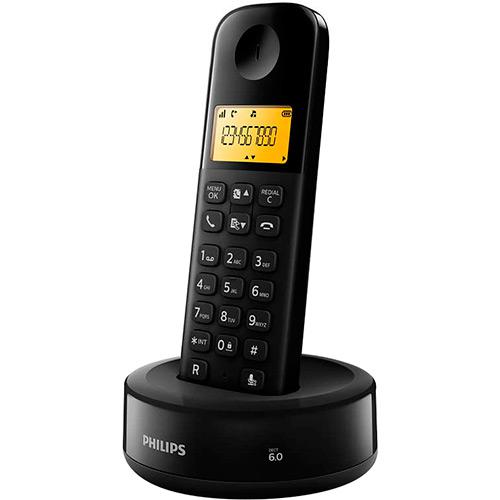 Telefone Sem Fio Philips D1301B/BR com Identificador D1301b/br Preto é bom? Vale a pena?