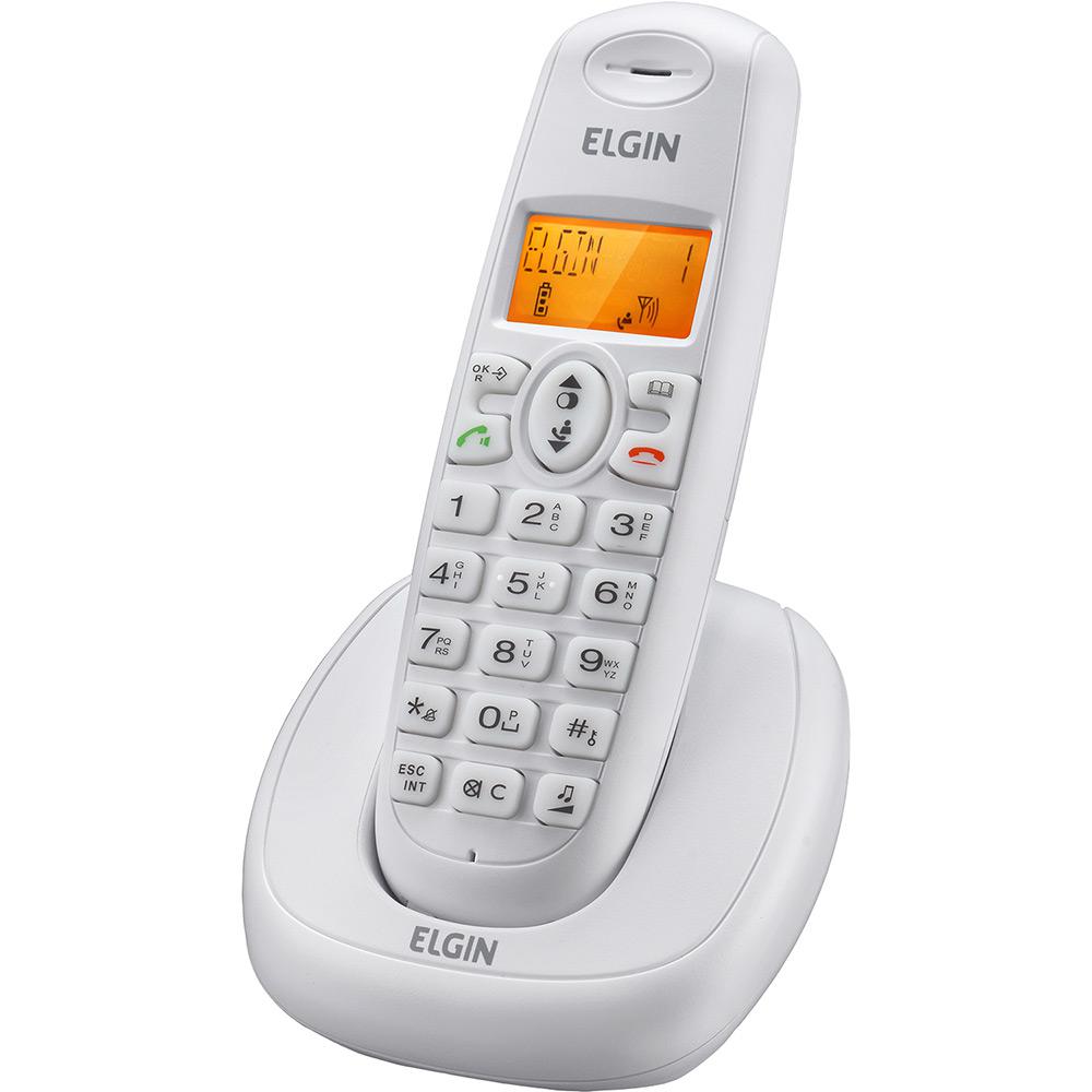 Telefone sem Fio TSF 7001 Branco com Display LCD Laranja Bivolt - Elgin é bom? Vale a pena?