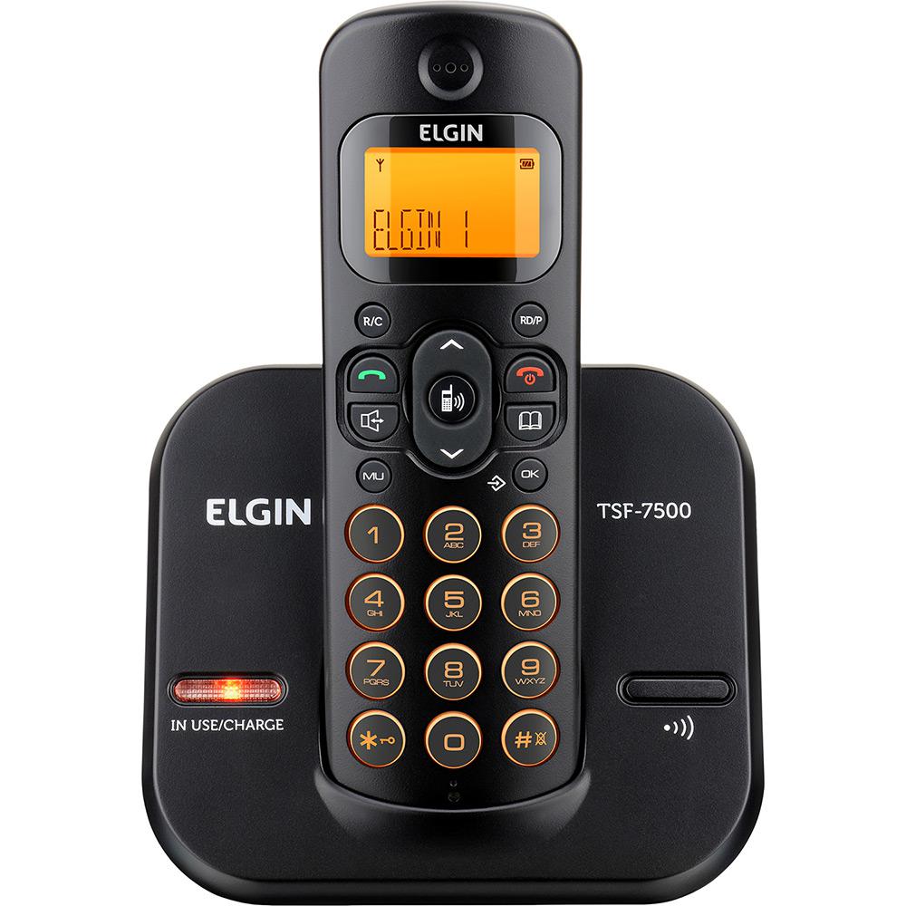 Telefone sem Fio TSF 7500 Preto com Display LCD Laranja Bivolt - Elgin é bom? Vale a pena?