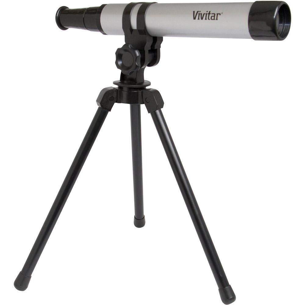 Telescópio Iniciante Vivitar Zoom 15x Objetiva 30mm + Tripé é bom? Vale a pena?