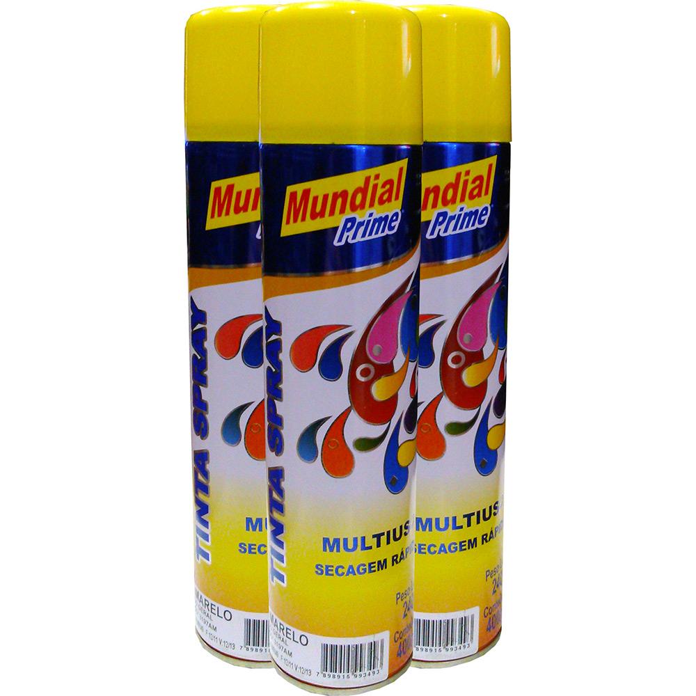 Tinta Spray Amarelo 400ml - Mundial Prime é bom? Vale a pena?