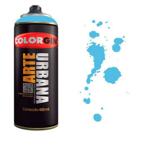 Tinta Spray Arte Urbana Colorgin 400ml Azul Celeste - 965 é bom? Vale a pena?