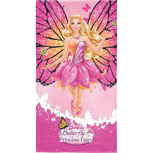 Toalha Banho Aveludada Barbie Butterfly 75x140 - Lepper é bom? Vale a pena?
