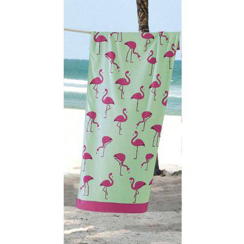 Toalha de Praia Dohler Velour 100% Algodão Multi Flamingos é bom? Vale a pena?