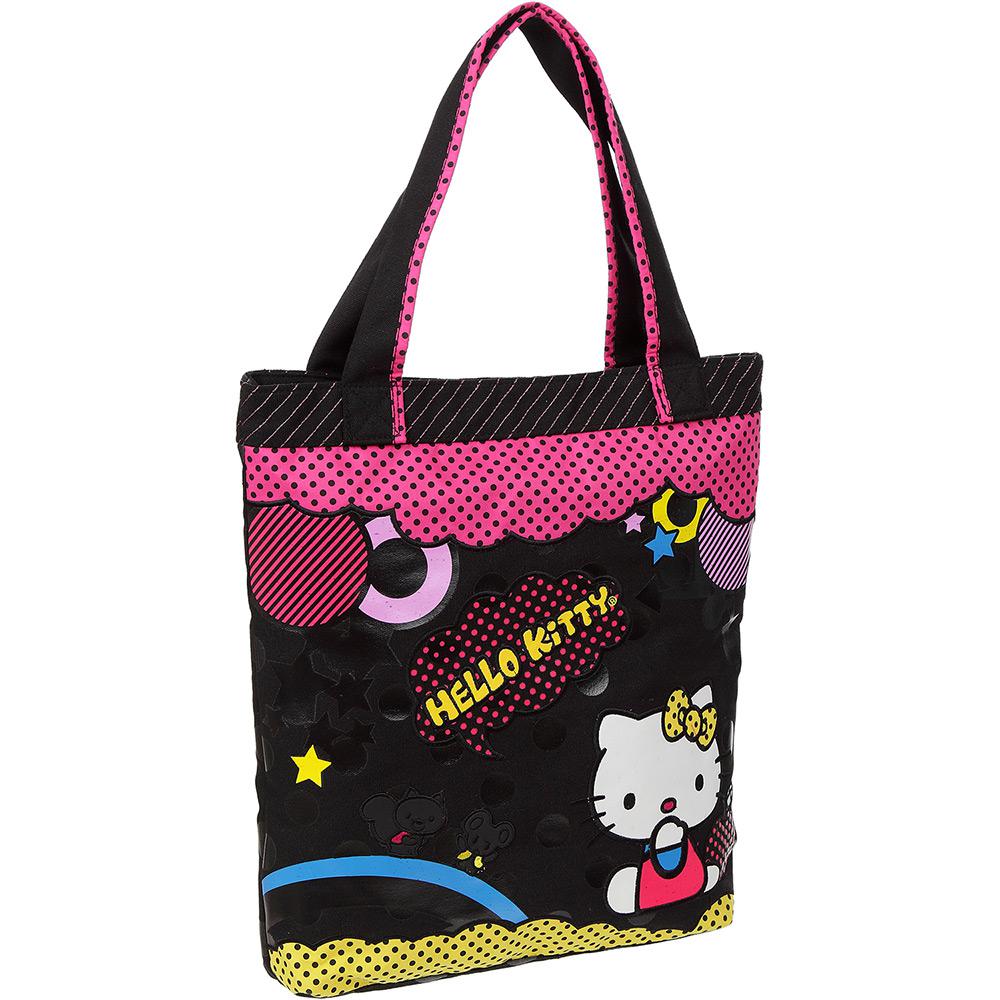 Tote Bag Hello Kitty Pop Preta - PCF Global é bom? Vale a pena?