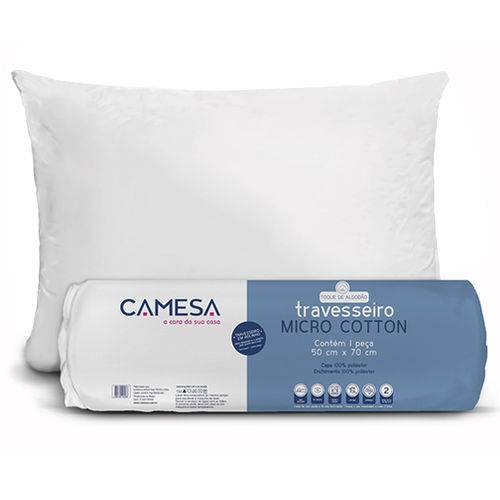 Travesseiro Camesa Micro Cotton Antialérgico e Anti Ácaro 50x70 Cm é bom? Vale a pena?