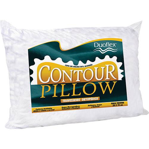 Travesseiro Contour Pillow 50x70cm - Duoflex é bom? Vale a pena?