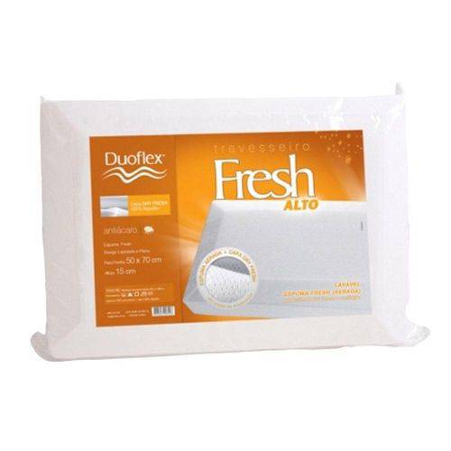 Travesseiro Duoflex Fresh Alto 50x70x15cm En3100 é bom? Vale a pena?