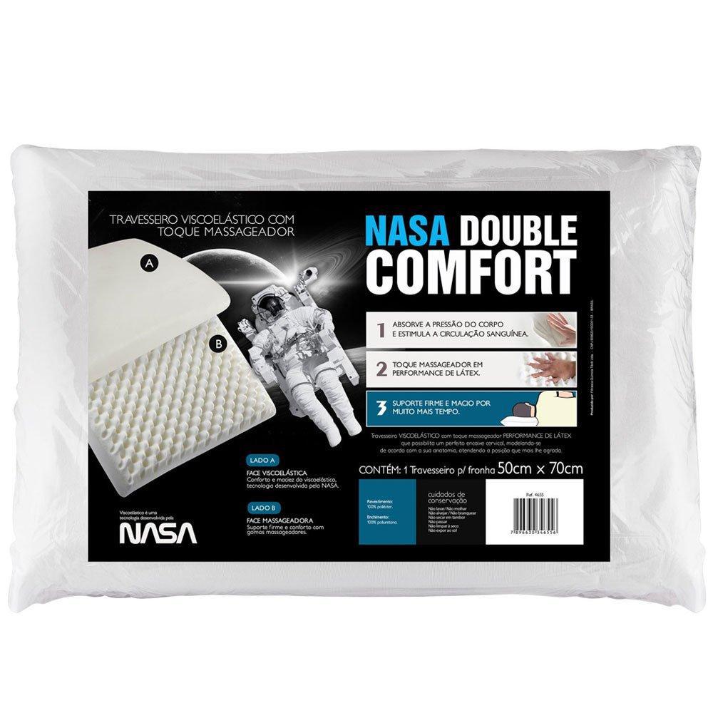 Travesseiro Fibrasca Nasa Double Comfort 3 50x70 - 4655 é bom? Vale a pena?