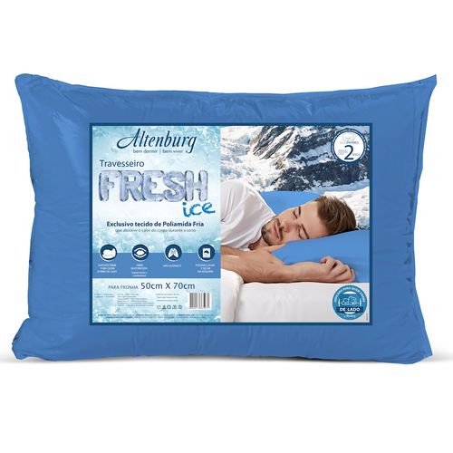 Travesseiro Fresh Ice Azul Fresh Ice - 50cm X 70cm é bom? Vale a pena?