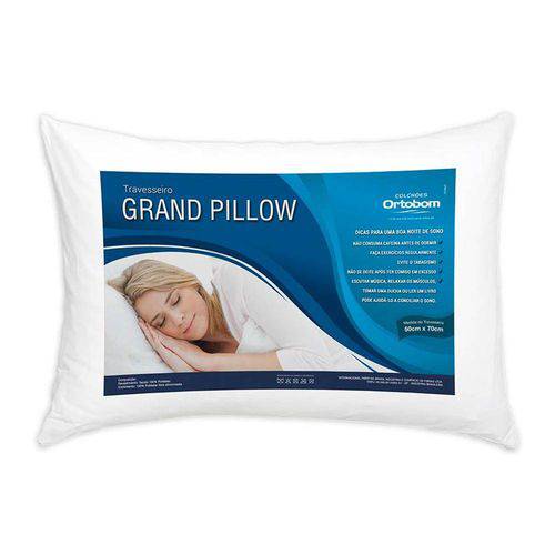 Travesseiro Grand Pillow - Ortobom Branco é bom? Vale a pena?