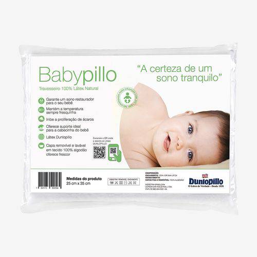 Travesseiro Látex 100% Natural Babypillo Dunlopillo é bom? Vale a pena?