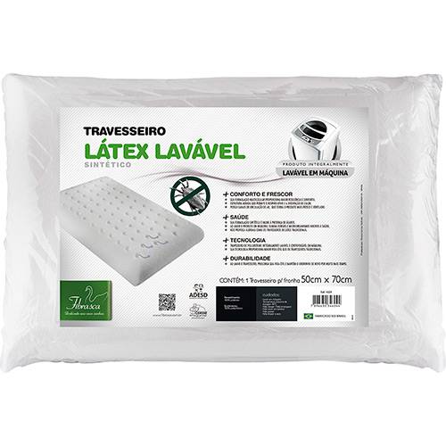 Travesseiro Látex Lavável Plus Sintético - Fibrasca é bom? Vale a pena?