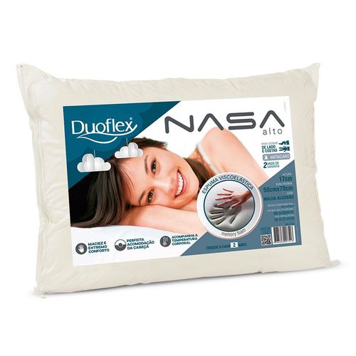 Travesseiro Nasa Alto 50x70cm - Duoflex é bom? Vale a pena?