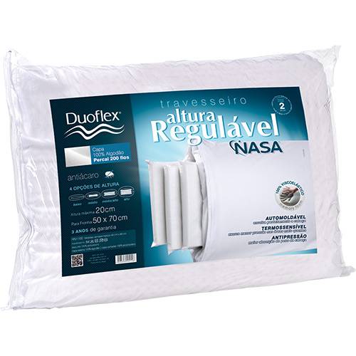 Travesseiro Nasa Regulavel - Duoflex é bom? Vale a pena?