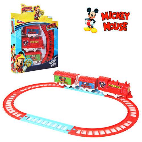Trem / Ferrorama com 12 Pecas Mickey a Pilha na Caixa 8982107 é bom? Vale a pena?