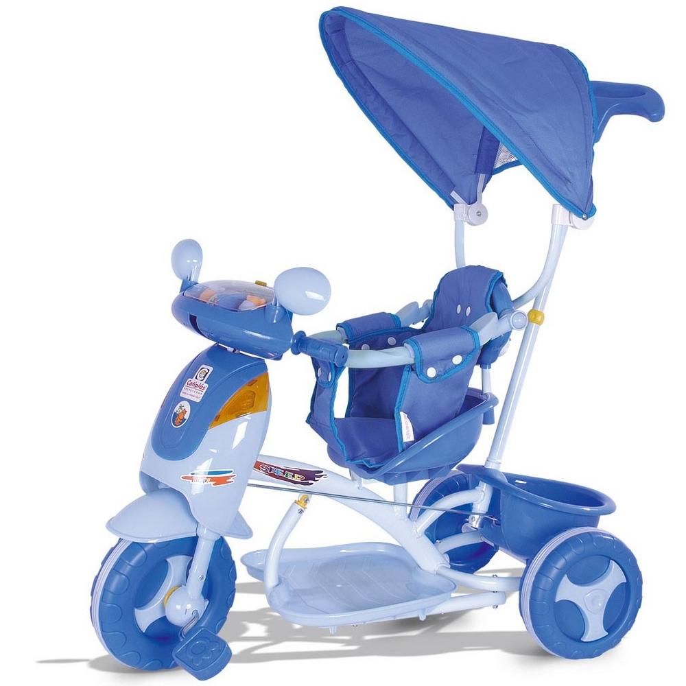 Triciclo Infantil Evolution Azul Com Som E Capota 1609 - Cotiplás é bom? Vale a pena?