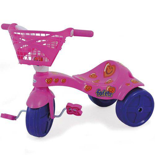 Triciclo Infantil Fofete com Cestinha e Pedal Rosa Xalingo é bom? Vale a pena?