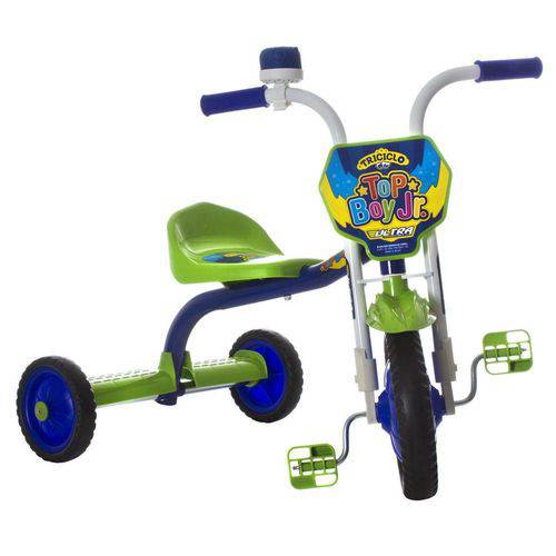 Triciclo Infantil Menino com Buzina Top Boy Jr Ultra Bikes Verde é bom? Vale a pena?