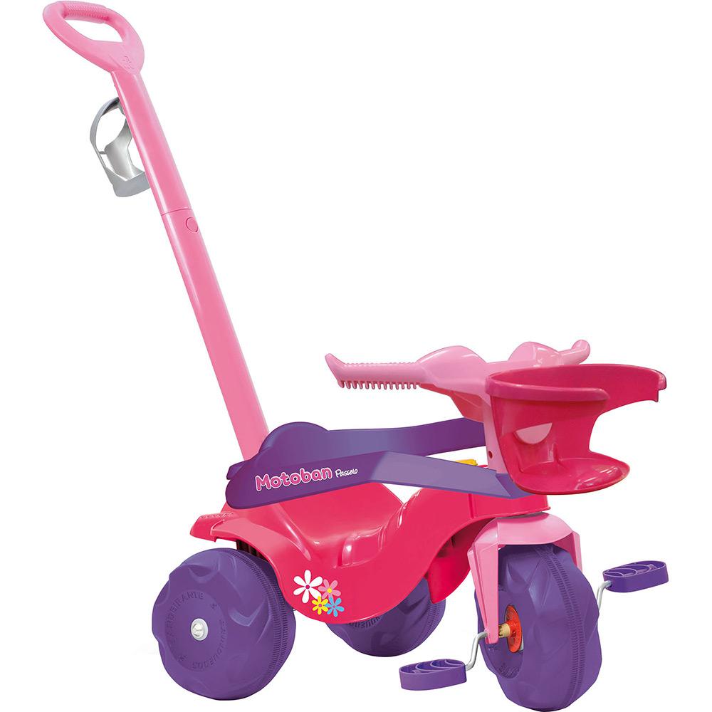Triciclo Motoban Passeio Premium Rosa e Roxo - Brinquedos Bandeirante é bom? Vale a pena?