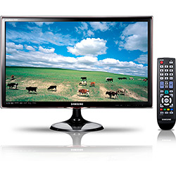TV 24" LED Samsung T24A550 Full HD Conexões HDMI e USB e Entrada P/ PC é bom? Vale a pena?