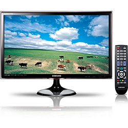 TV 27" LED Samsung T27A550 Full HD Conexões HDMI e USB e Entrada P/ PC é bom? Vale a pena?