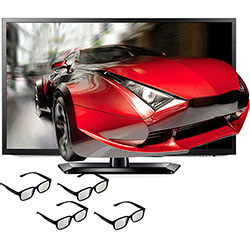 TV 3D LED 42" LG 42LM5800 Full HD - Entradas 3 HDMI USB DTV DLNA 120Hz 4 Óculos é bom? Vale a pena?