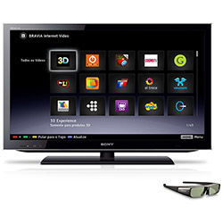 TV 3D LED 46" Sony KDL-46HX755 Full HD - 4 HDMI 2 USB 480hz Óculos 3D é bom? Vale a pena?