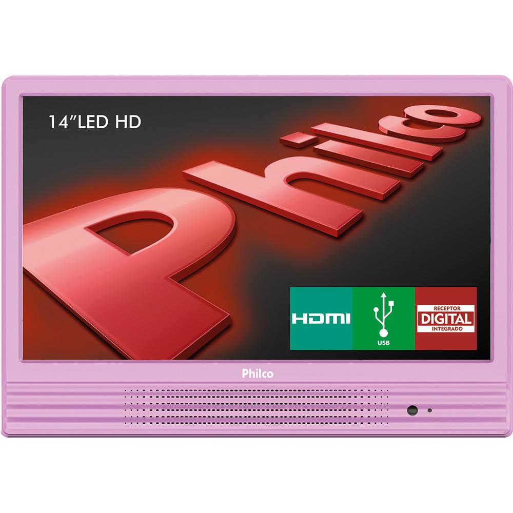 TV LED 14" Philco PH14E10DB HD Conversor Digital Integrado HDMI USB 60Hz - Rosa é bom? Vale a pena?