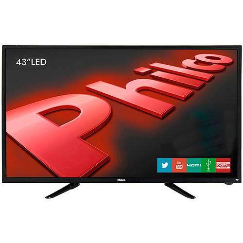 TV LED 43" Philco PH43N91DSGW Full HD com Conversor Digital e Função Smart 2 HDMI 1 USB 60Hz é bom? Vale a pena?
