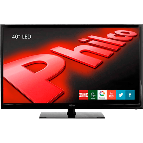 TV LED 40'' Philco PH40R86DSGW Full HD com Função Smart Conversor Digital 2 HDMI 1 USB Wi-Fi 60Hz é bom? Vale a pena?