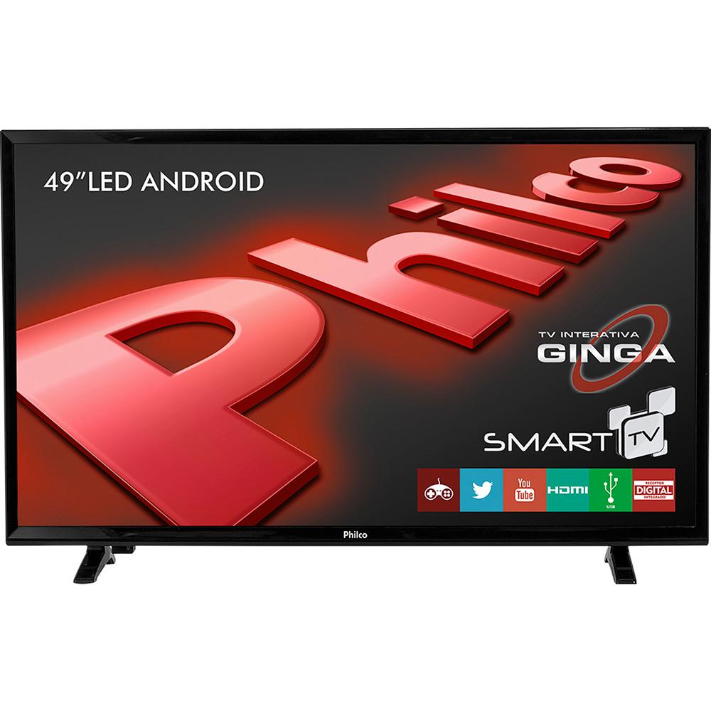 TV LED 49" Philco PH49E20DSGWA Full HD com Funçao Smart Conversor Digital 3 HDMI 2 USB Wi-Fi Android - Preta é bom? Vale a pena?
