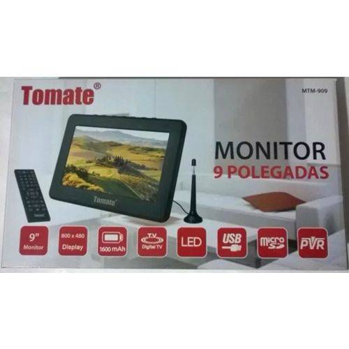 Tv Portatil LCD 9 Polegadas Tela Monitor Tomate Mtm 909 é bom? Vale a pena?