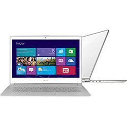 Ultrabook Acer S7-391-6677 com Intel Core I5 4GB 128GB LED 13,3" Windows 8 Branco é bom? Vale a pena?