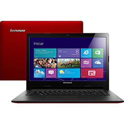 Ultrabook Lenovo S400-631262P com Intel Core I3 4GB 500GB + 32GB SSD LED HD 14" Vermelho Windows 8 é bom? Vale a pena?