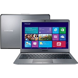 Ultrabook Samsung NP530U3C-AD4 com Intel Core I3 4GB 500GB + 24GB SSD LED 13,3