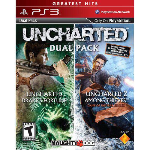 Uncharted Dual Pack (12) Greatest Hits - Ps3 é bom? Vale a pena?