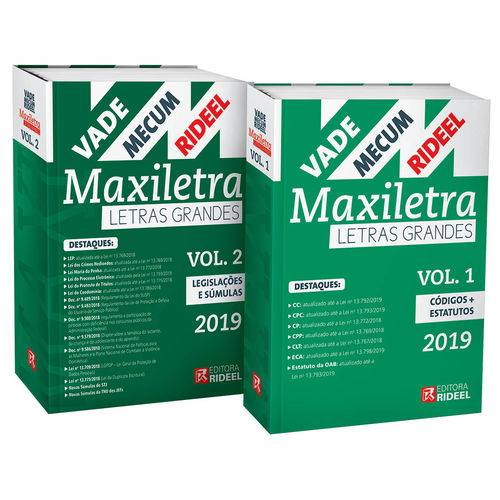 Vade Mecum Maxiletra Rideel - 2 Volumes Letra Grande é bom? Vale a pena?