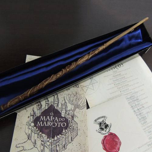 Varinha Hermione Granger + Carta + Mapa + Bilhete + Feitiços. é bom? Vale a pena?