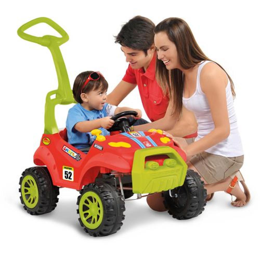 Veiculo Para Bebê Smart Car Passeios E Pedal Bandeirante - Vermelho - Ref 461 é bom? Vale a pena?