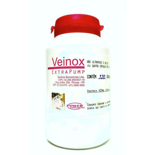 Veinox 120 Capsulas Power Supplements Vasodilatador é bom? Vale a pena?
