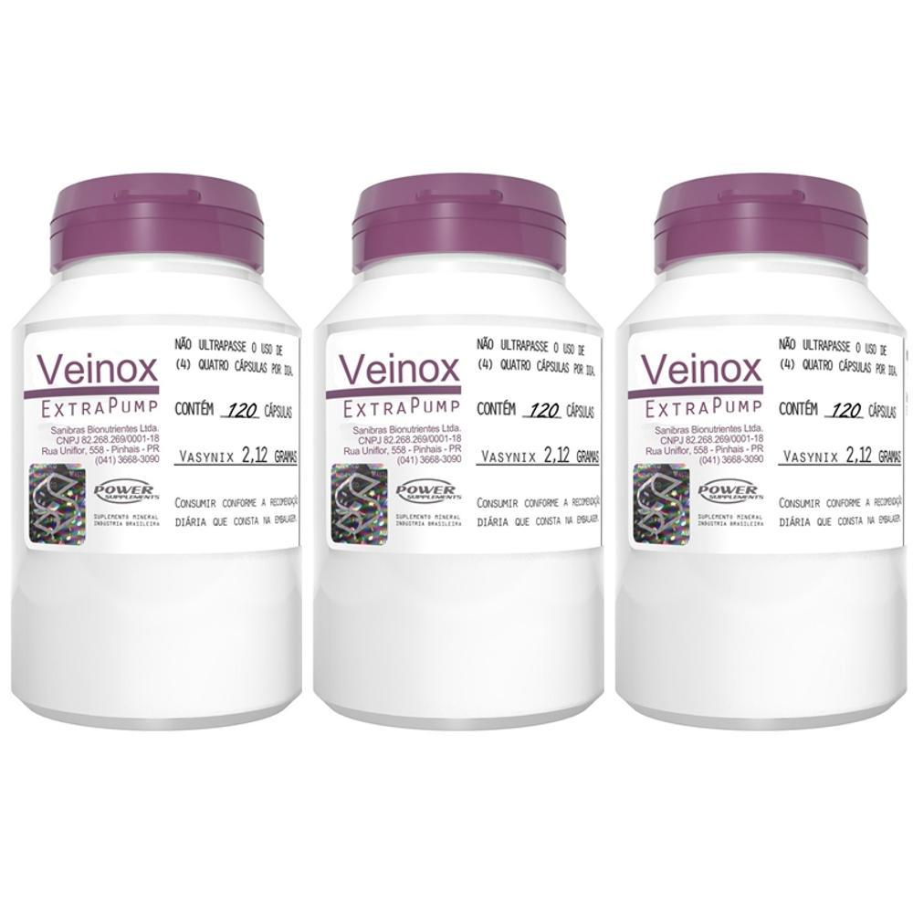 Veinox - 3 Unidades - Power Supplements é bom? Vale a pena?